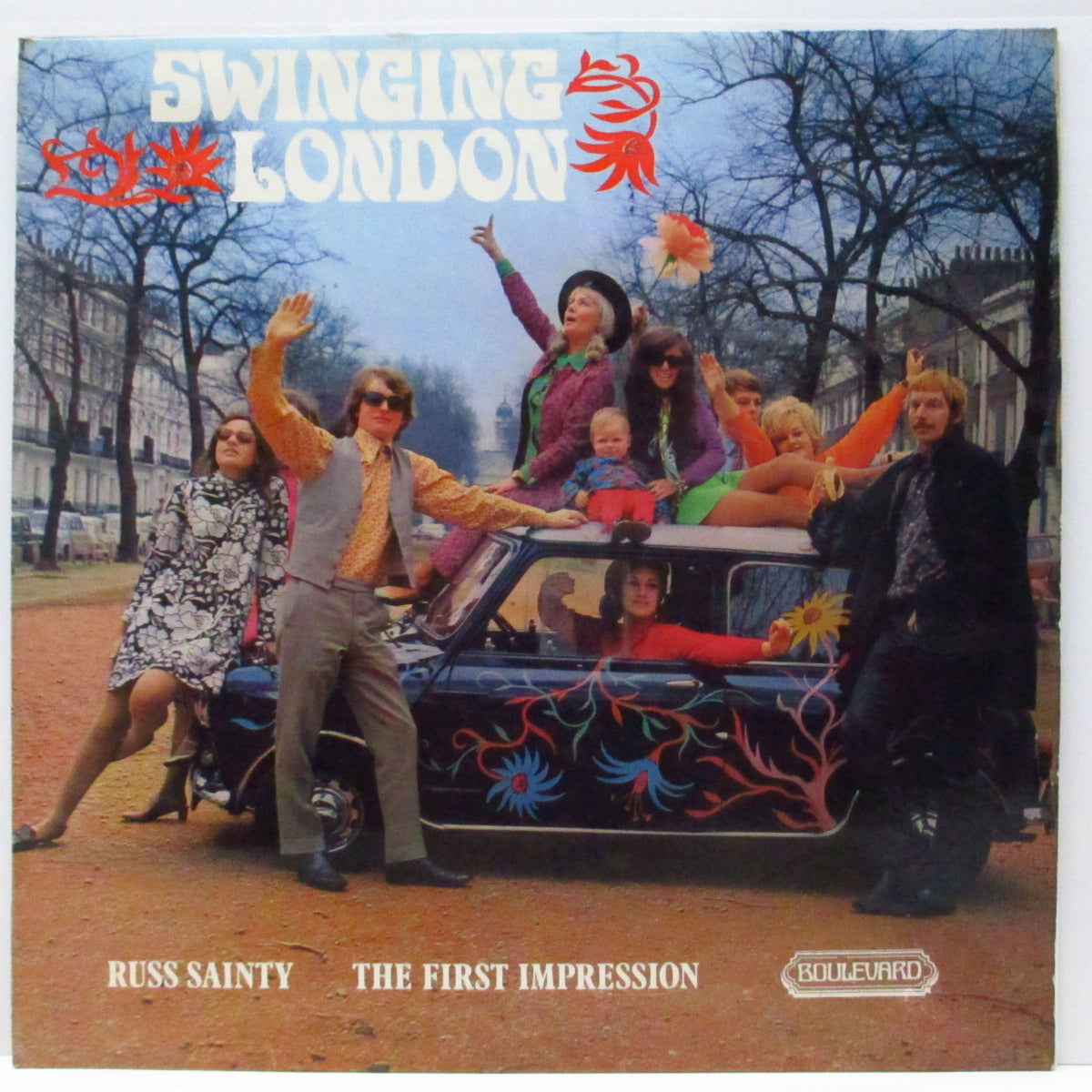 RUSS SAINTY (FIRST IMPRESSIONS) (ラス・センティ ：ファースト・インプレッションズ)  - Swinging London (UK '72 再発ステレオ LP#2+CS/Boulevard 4070)スウィンギング・ロンドン名作