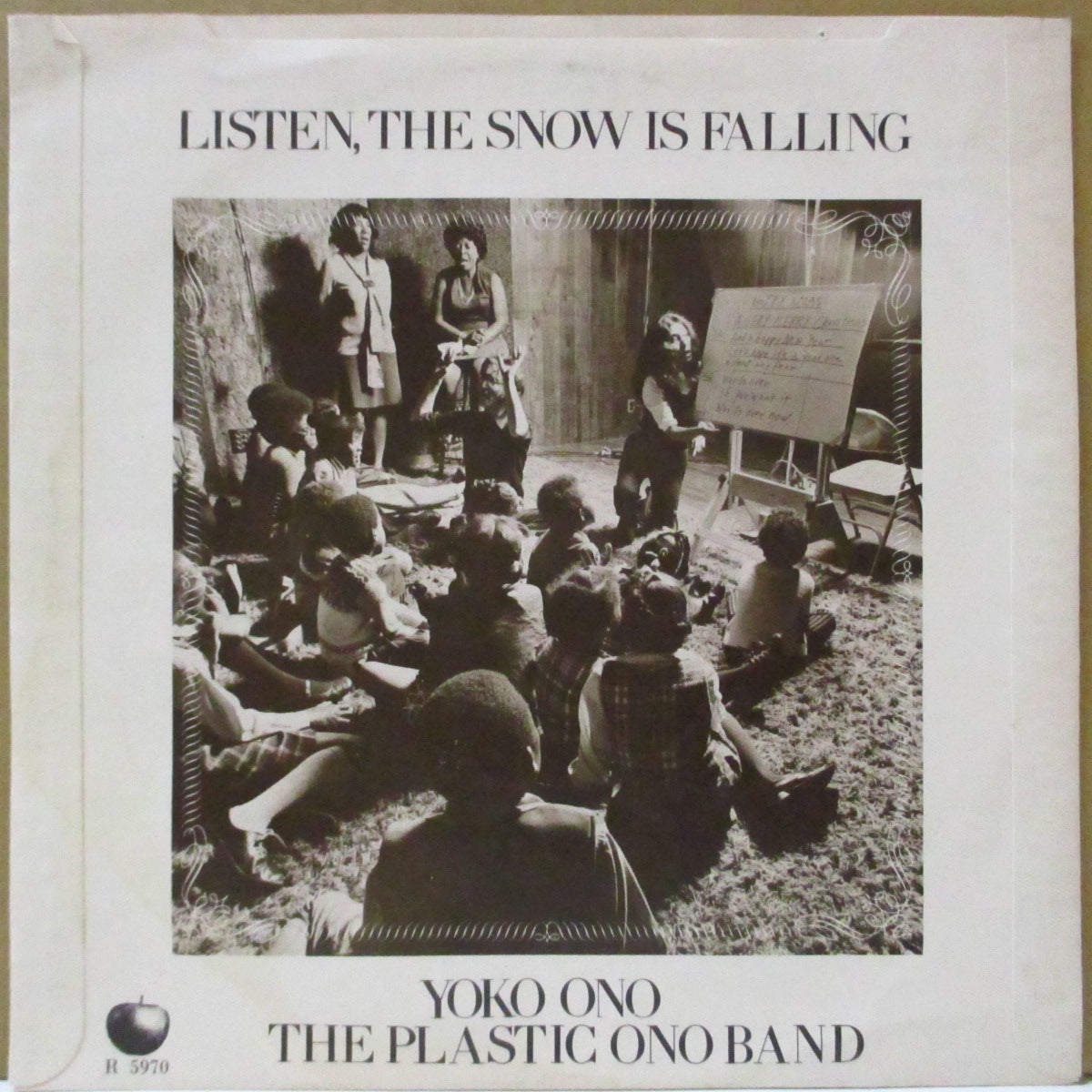 JOHN LENNON (PLASTIC ONO BAND) (ジョン・レノン (プラスチック・オノ・バンド))  - Happy Xmas - War Is Over (UK '72 オリジナル「ラウンドセンター黒盤」7インチ+ソフト紙ジャケ)