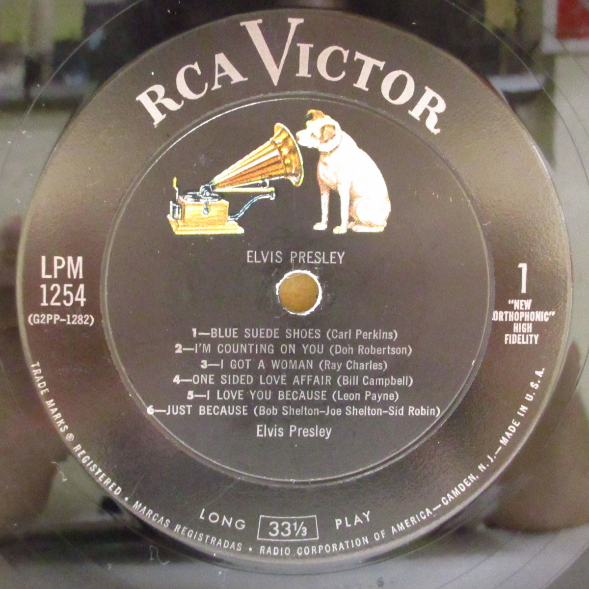 ELVIS PRESLEY (エルヴィス・プレスリー)  - Elvis Presley (1st) (US '56 初回オリジナル「Long Play」ラベ・モノラル LP) 近年稀な美品！