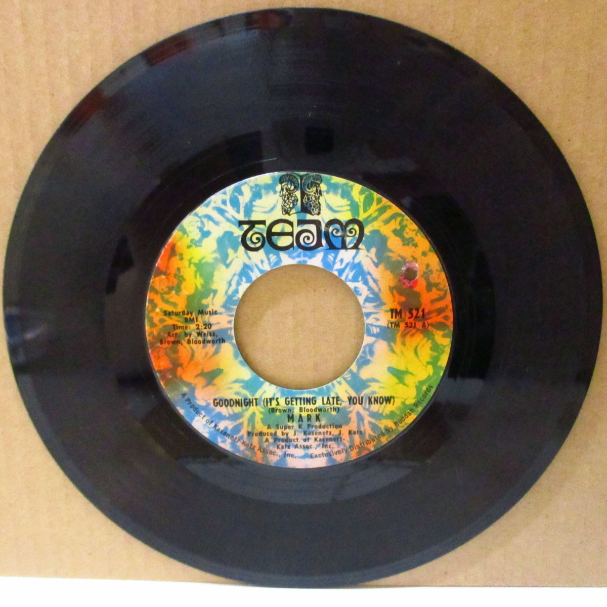 MARK (Gutkowski = 1910 Fruitgum Company) (マーク )  - Goodnight (It's Getting Late, You Know) (US '69 オリジナル 7インチ)1910 Fruitgum Companyのマーク・ガトコウスキーのソロ・哀愁美メロ・バブルガム