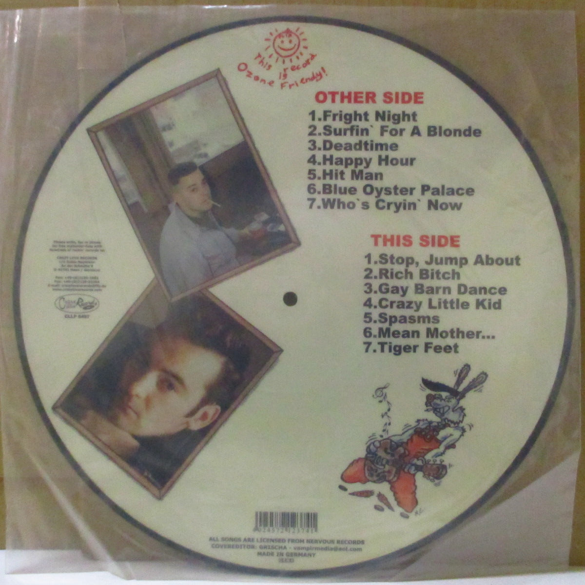 GRISWALDS (グリスワルズ)  - Who Framed The Griswalds? (German '01 再発「ピクチャー」 LP+PVC) '89年1stアルバム