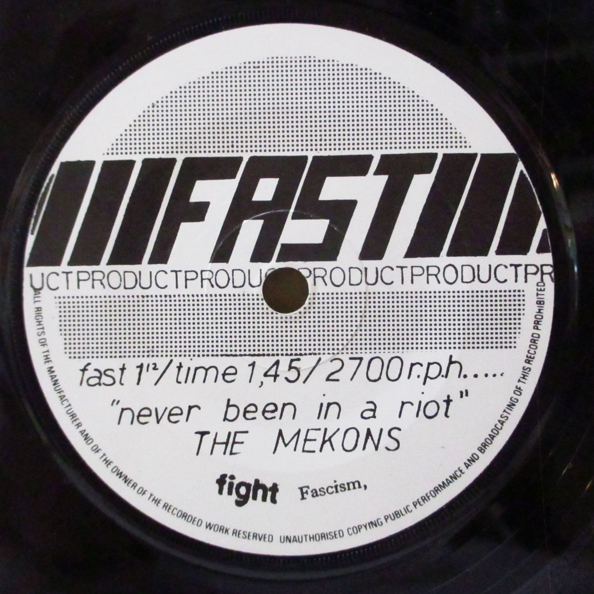 MEKONS, THE (ザ・メコンズ)  - Never Been In A Riot +2 (UK '78 オリジナル3曲入り 7インチ+マットソフト紙ジャケ)