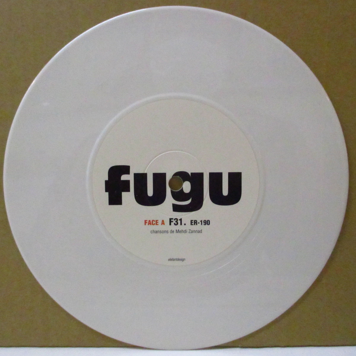FUGU (フギュ)  - F31 +2 (Spain '98 オリジナル3曲入り「ホワイトヴァイナル」 7インチ+ざら紙ジャケ)