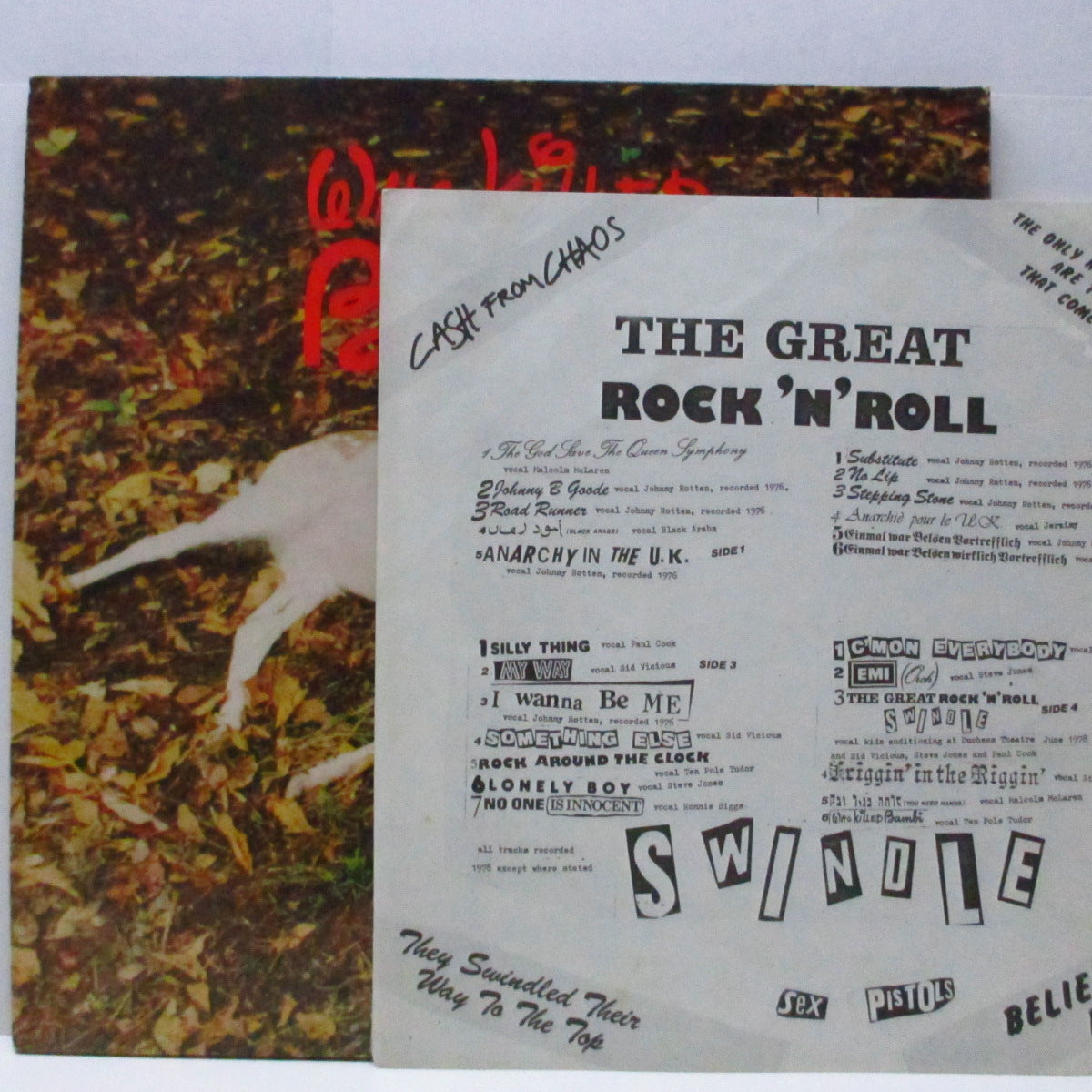 SEX PISTOLS (セックス・ピストルズ)  - The Great Rock'n'Roll Swindle (UK '79 「4thプレス」2xLP+インサート/見開ジャケ）