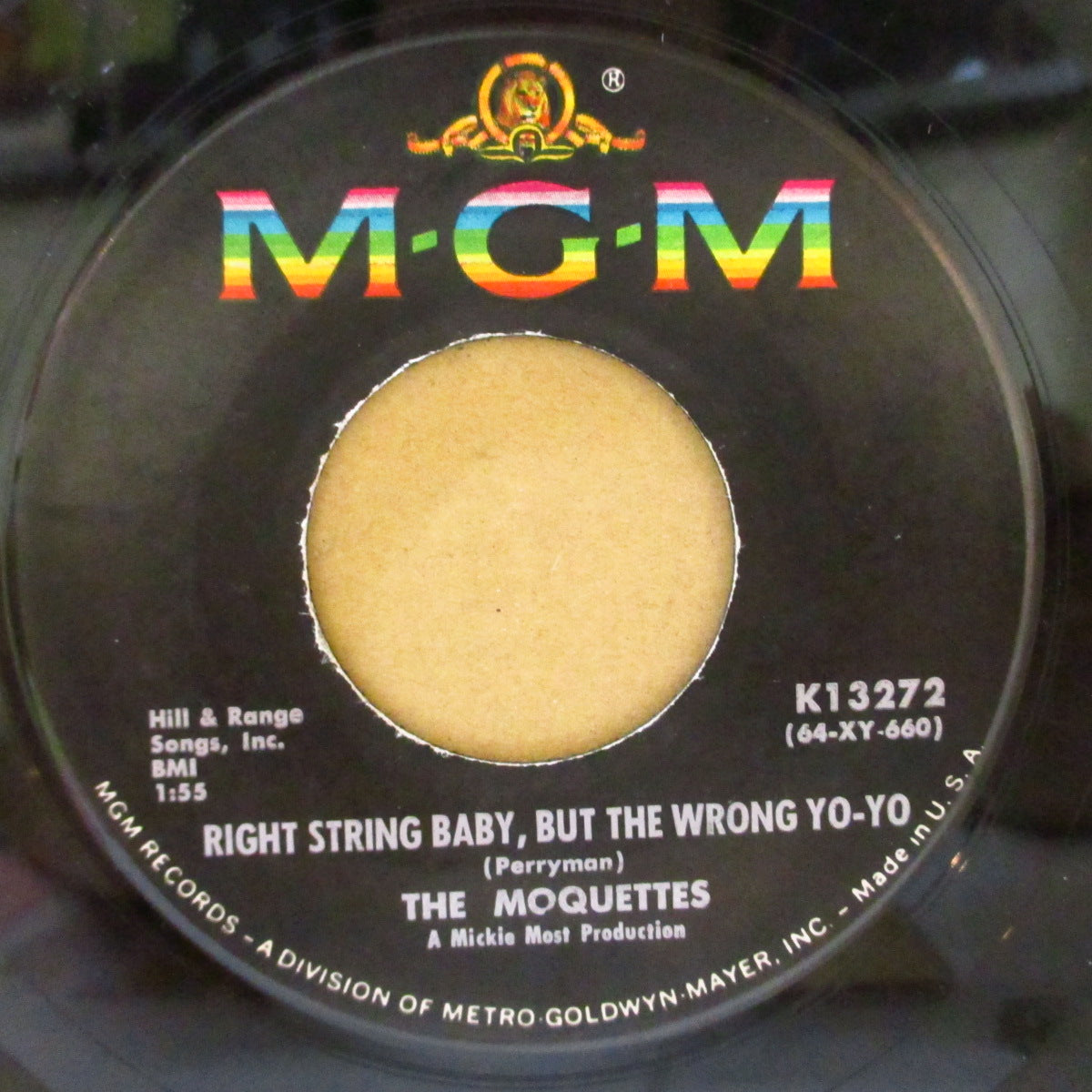 MOQUETTES, THE (ザ・モケッツ)  - Right String Baby, But The Wrong Yo-Yo (US '64 オリジナル7インチ)フルール・ド・リスのメンバー在籍MODビート・カバー！
