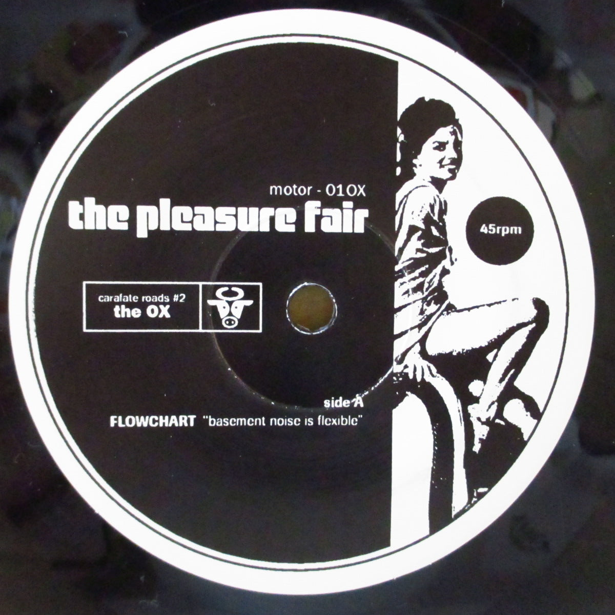 V.A. (90's US・インディロック/エレクトロ・コンピ)  - The Pleasure Fair - Carafate Roads #2: The Ox (Japan オリジナル 7インチ+光沢固紙ジャケ, インサート)