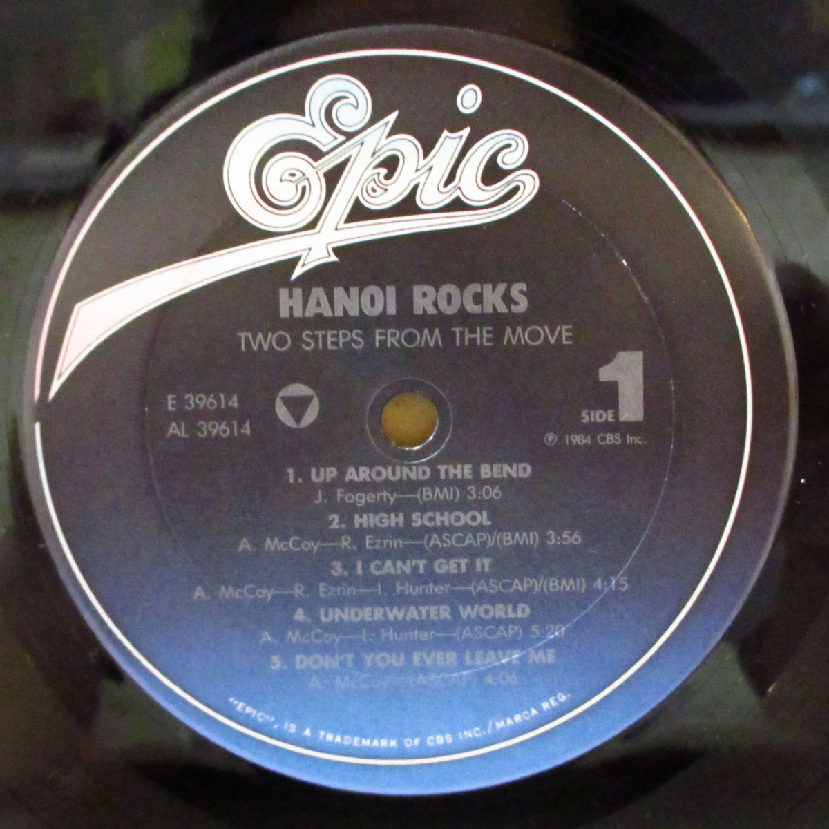 HANOI ROCKS (ハノイ・ロックス)  - Two Steps From The Move (US 80's 再発品番「PE-39614」LP) '84年4thアルバム