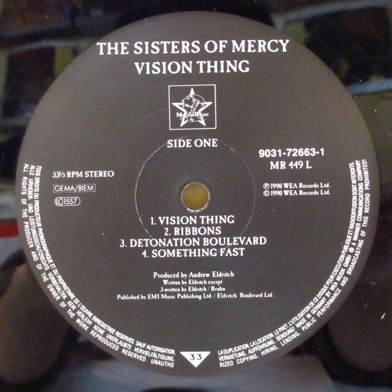 SISTERS OF MERCY, THE (ザ・シスターズ・オブ・マーシー)  - Vision Thing (EU オリジナル LP+インナー)