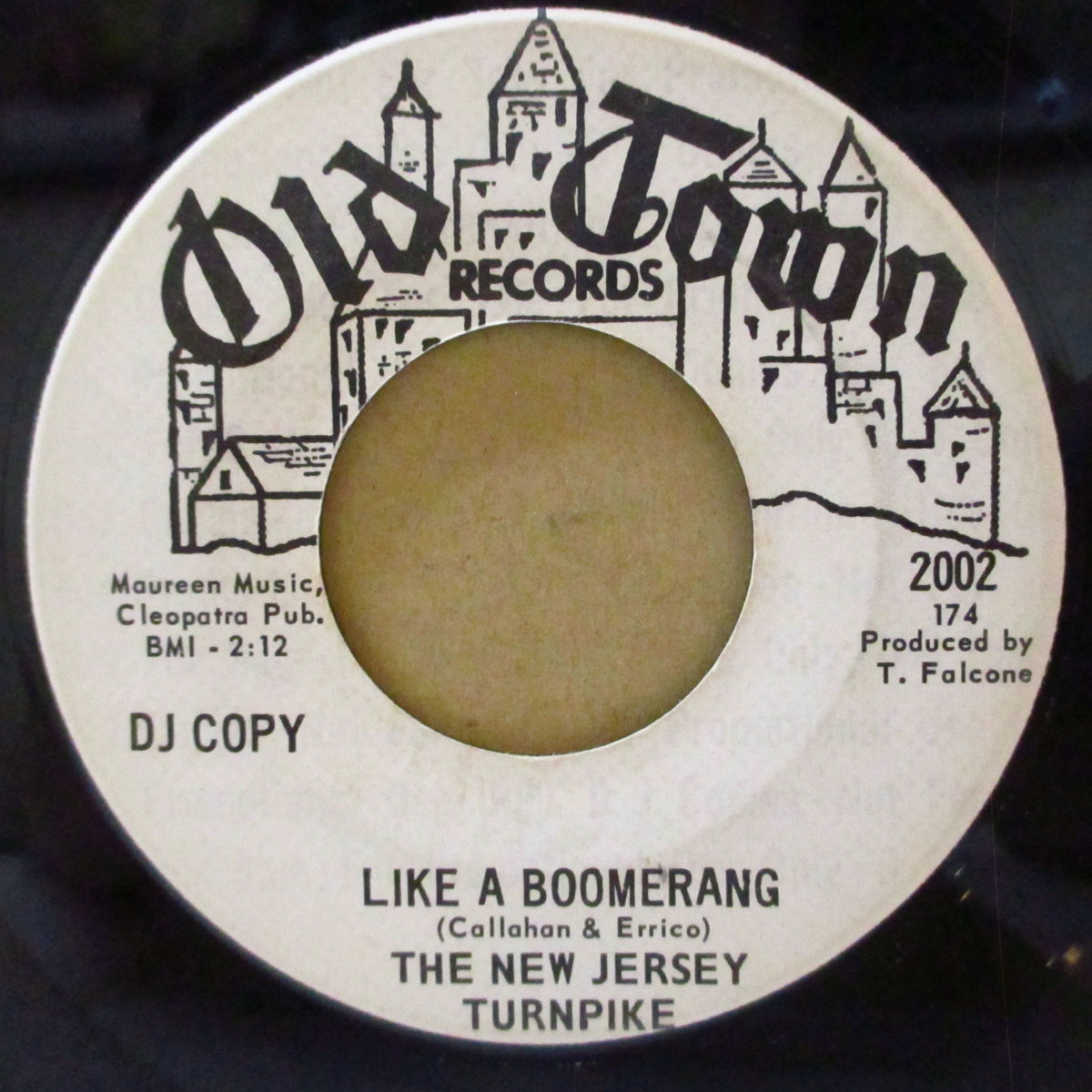 NEW JERSEY TURNPIKE, THE (ザ・ニュージャージー・ターンパイク)  - Like A Boomerang (US '69 プロモ・白ラベ7インチ) 軽快バブルガム・ポップ隠れ名曲！