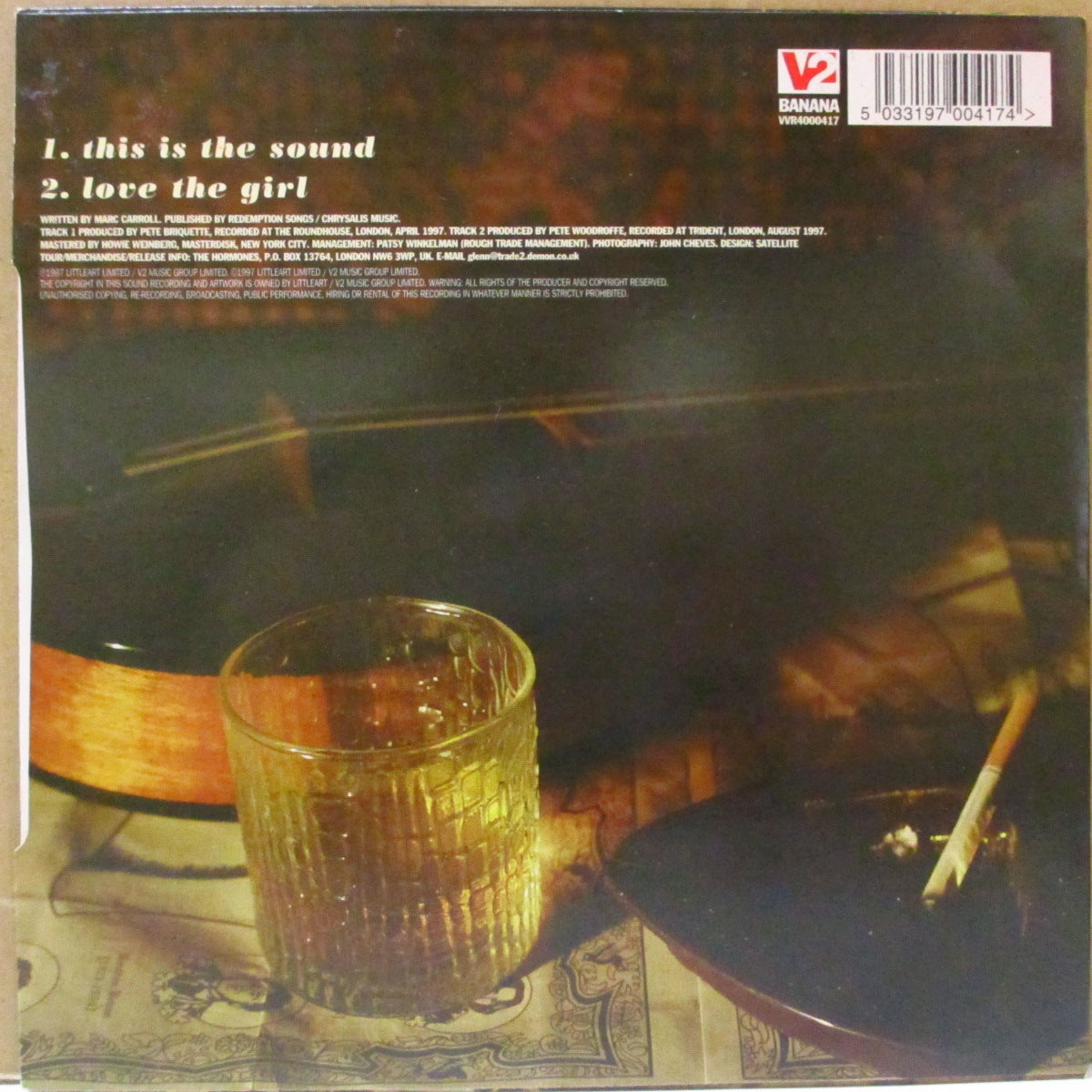 HORMONES, THE (ホルモンズ)  - This Is The Sound (UK 限定グリーンヴァイナル 7インチ+光沢固紙ジャケ)