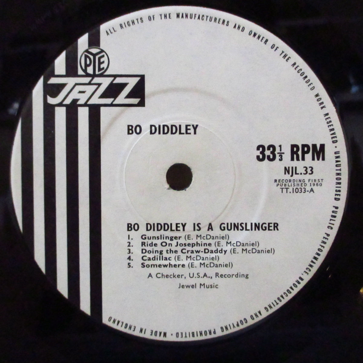 BO DIDDLEY (ボ・ディドリー)  - Bo Diddley Is A Gunslinger (UK '62 オリジナル・モノラル LP/表面コーティング3面折り返しジャケ)