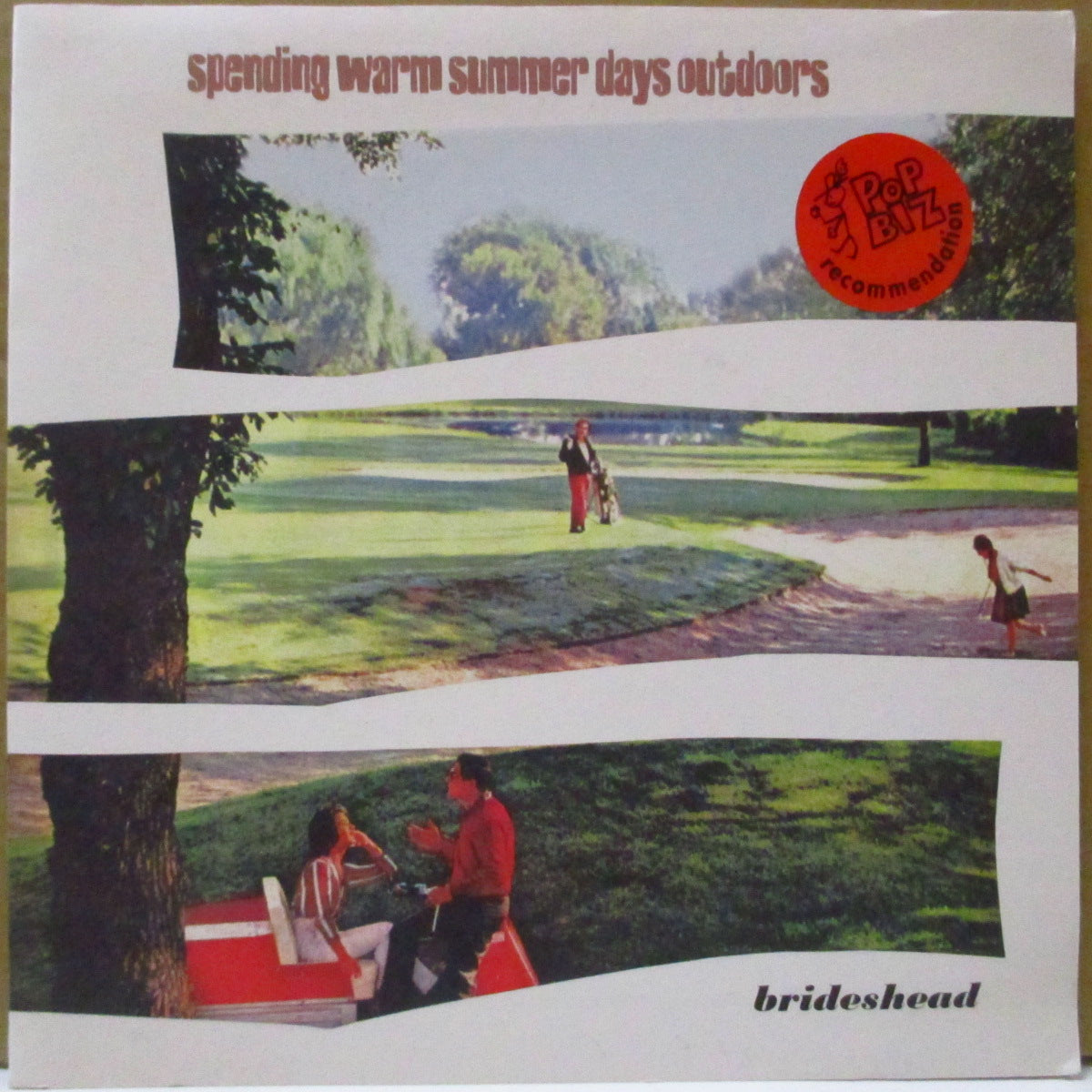 BRIDESHEAD (ブライズヘッド)  - Spreading Warm Summer Days Outdoor (German オリジナル 7インチ+レアステッカー付き光沢固紙ジャケ)