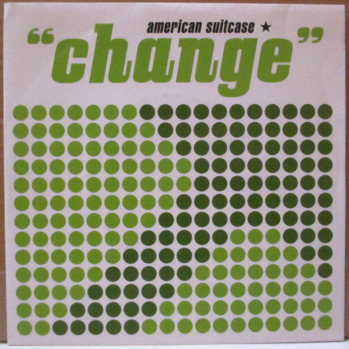 AMERICAN SUITCASE (アメリカン・スーツケース)  - Change +3 (Japan 限定クリアグリーンヴァイナル 7インチ+マットソフト紙ジャケ)