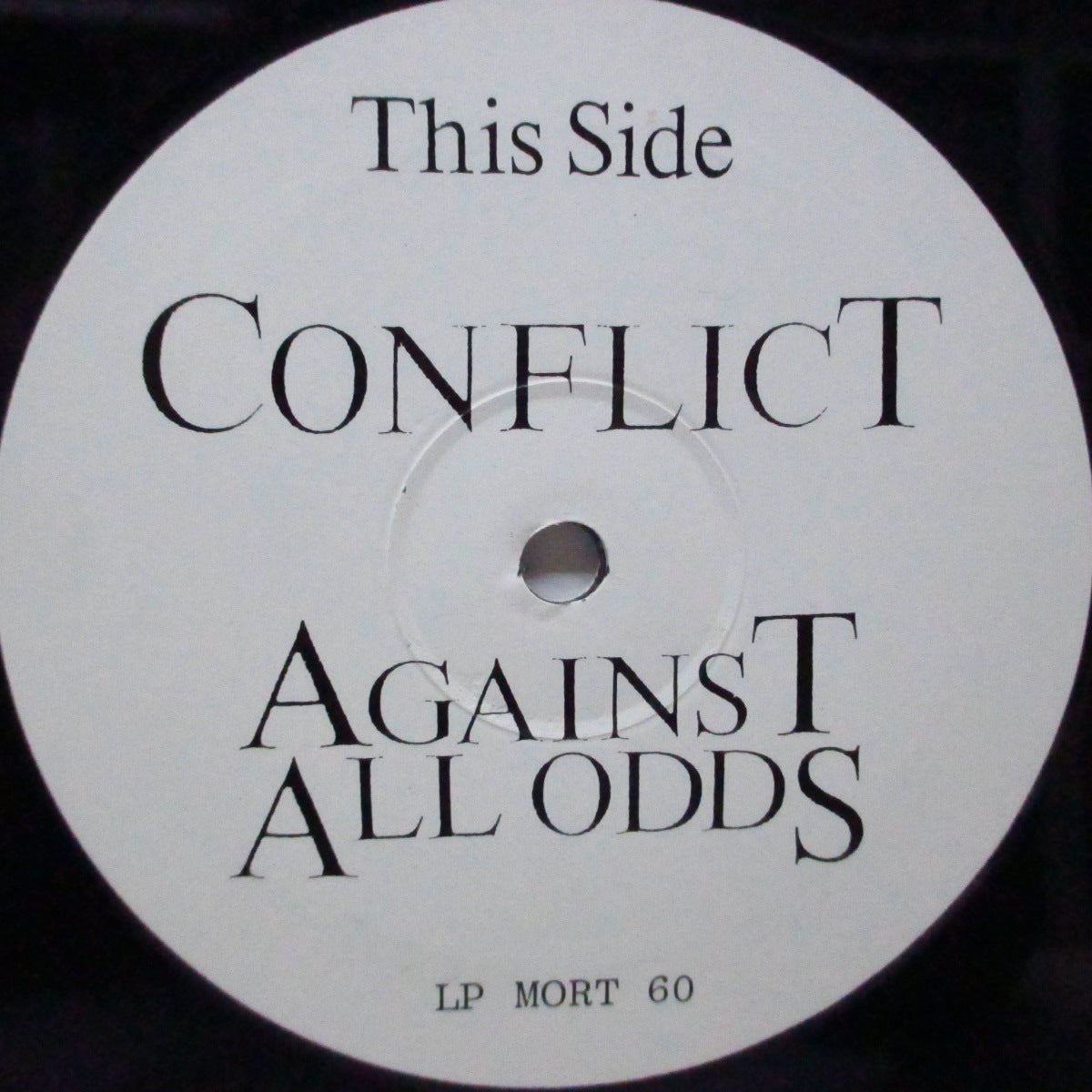 CONFLICT (コンフリクト)  - Against All Odds (UK オリジナル LP+インナー/見開ジャケ）