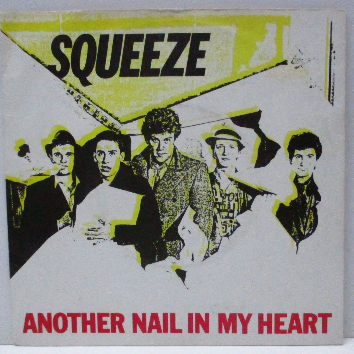 SQUEEZE (スクイーズ)  - Another Nail in My Heart (UK 限定「フラットセンター」クリアヴァイナル 7"/マットソフト紙ジャケ)