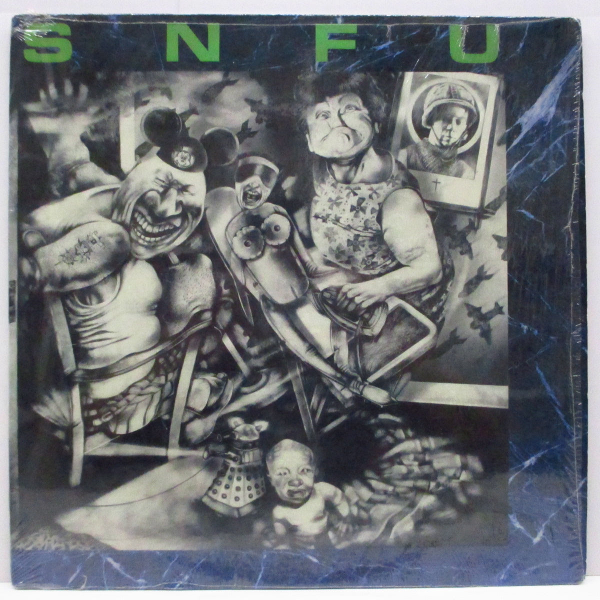 S.N.F.U. (エス・エヌ・エフ・ユー)  - Better Than A Stick In The Eye (US & Canada '88 オリジナル「黒盤」LP+インサート）サード！