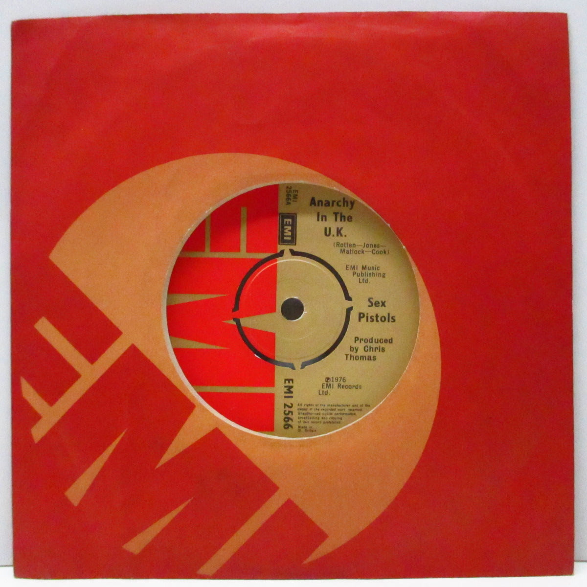 SEX PISTOLS (セックス・ピストルズ) - Anarchy In The U.K. (UK 初回