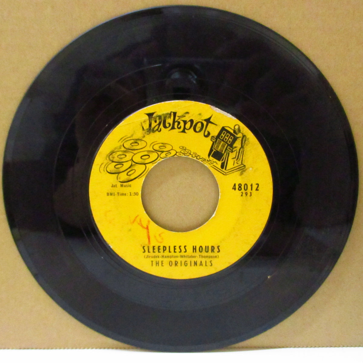 ORIGINALS, THE (ザ・オリジナルス)  - Sleepless Hours / Anna (US オリジナル 7インチ)ラスヴェガス・グラインド #3 収録！