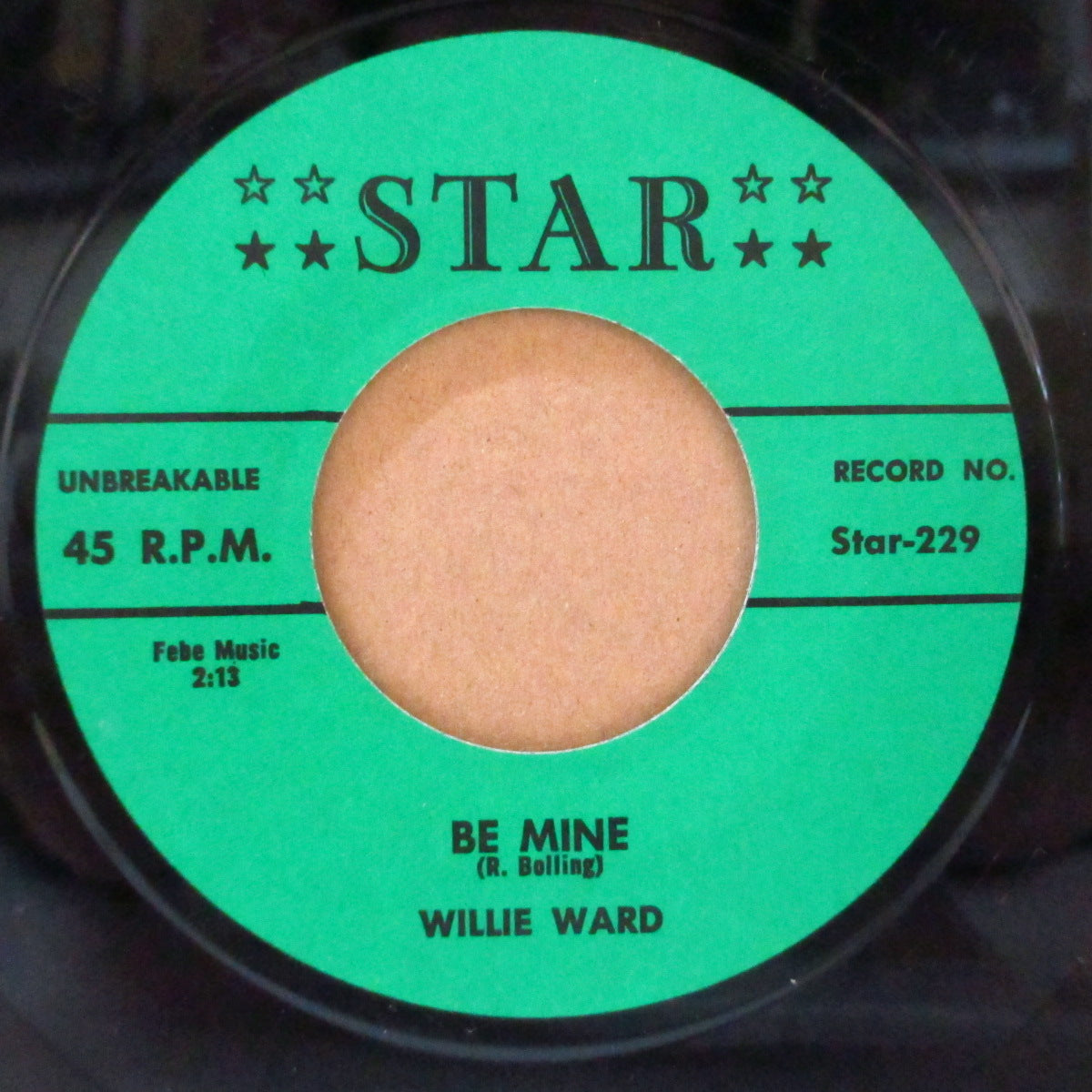 WILLIE WARD (ウィリー・ワード)  - Iggy Joe / Be Mine (US '80年代限定リプロ 7インチ) ワイルド・ロカビリー