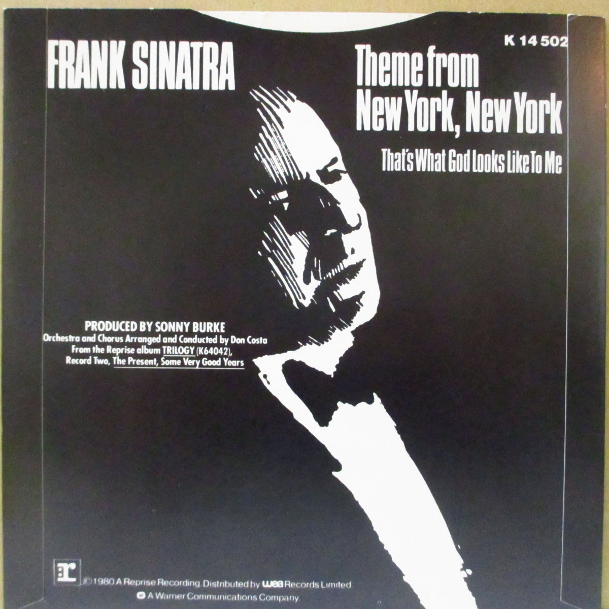 FRANK SINATRA (フランク・シナトラ)  - Theme From New York, New York (UK '80年初回イラスト・ジャケ付きオリジナル7インチ)