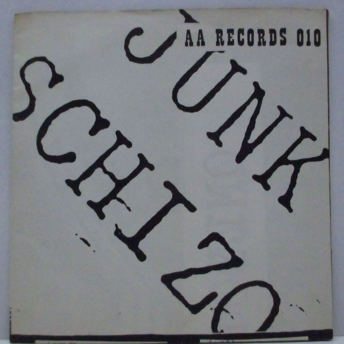 JUNK SCHIZO (ジャンク・スキゾ)  - Crime Of Existence (Japan オリジナル 7"+ポスタージャケ) '85年ファーストEP !