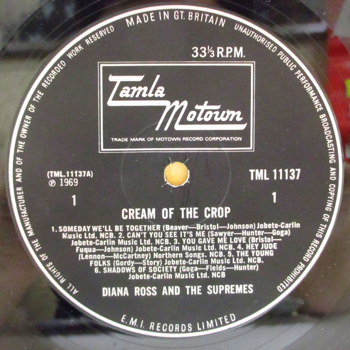 SUPREMES (DIANA ROSS AND THE) (ダイアナ・ロス＆ザ・スプリームス)  - Cream Of The Crop (UK '70 オリジナル・モノラル LP/表面コーティング3面折り返しジャケ)ダイアナ・ロス在籍最後作