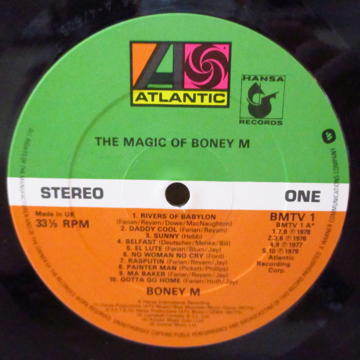 BONEY M. (ボニー・エム)  - 20 Golden HIts/The Magic Of Boney M (UK '80 オリジナル・ステレオ LP/くり抜き有りゴールド・エンボス・ジャケ)ベスト20曲！