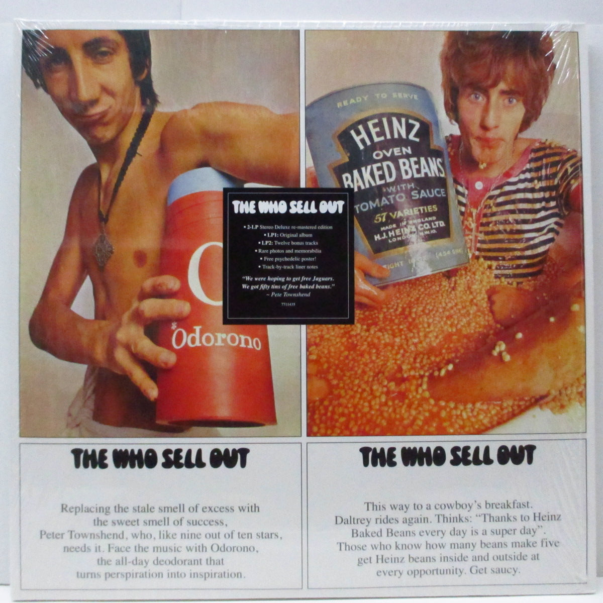 WHO (フー)  - Sell Out (Worldwide '21 再発「ステレオDXリマスター」2xLP+インナー、ポスター/ステッカー付き見開ジャケ）