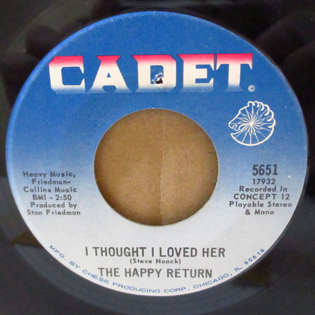 HAPPY RETURN (ハッピー・リターン)  - To Give Your Lovin' (US '69 オリジナル7インチ)哀愁マイナーコード・サイケ・ガレージ！