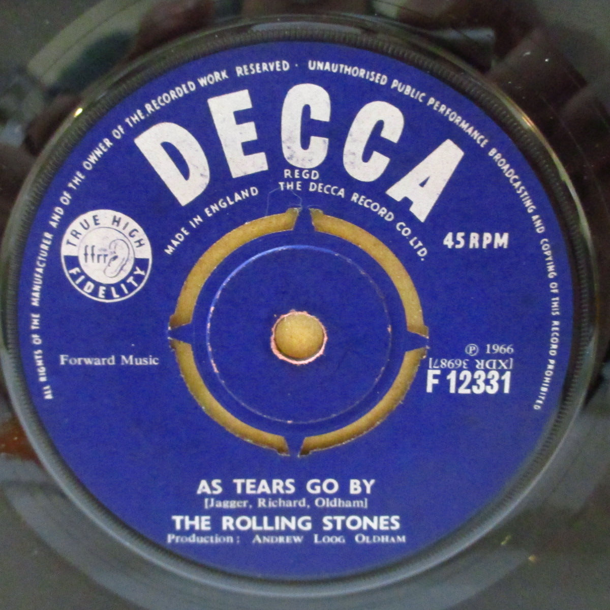 ROLLING STONES (ローリング・ストーンズ)  - 19th Nervous Breakdown (UK '66 オリジナル「ラウンドセンター」 7インチ+カンパニースリーブ)