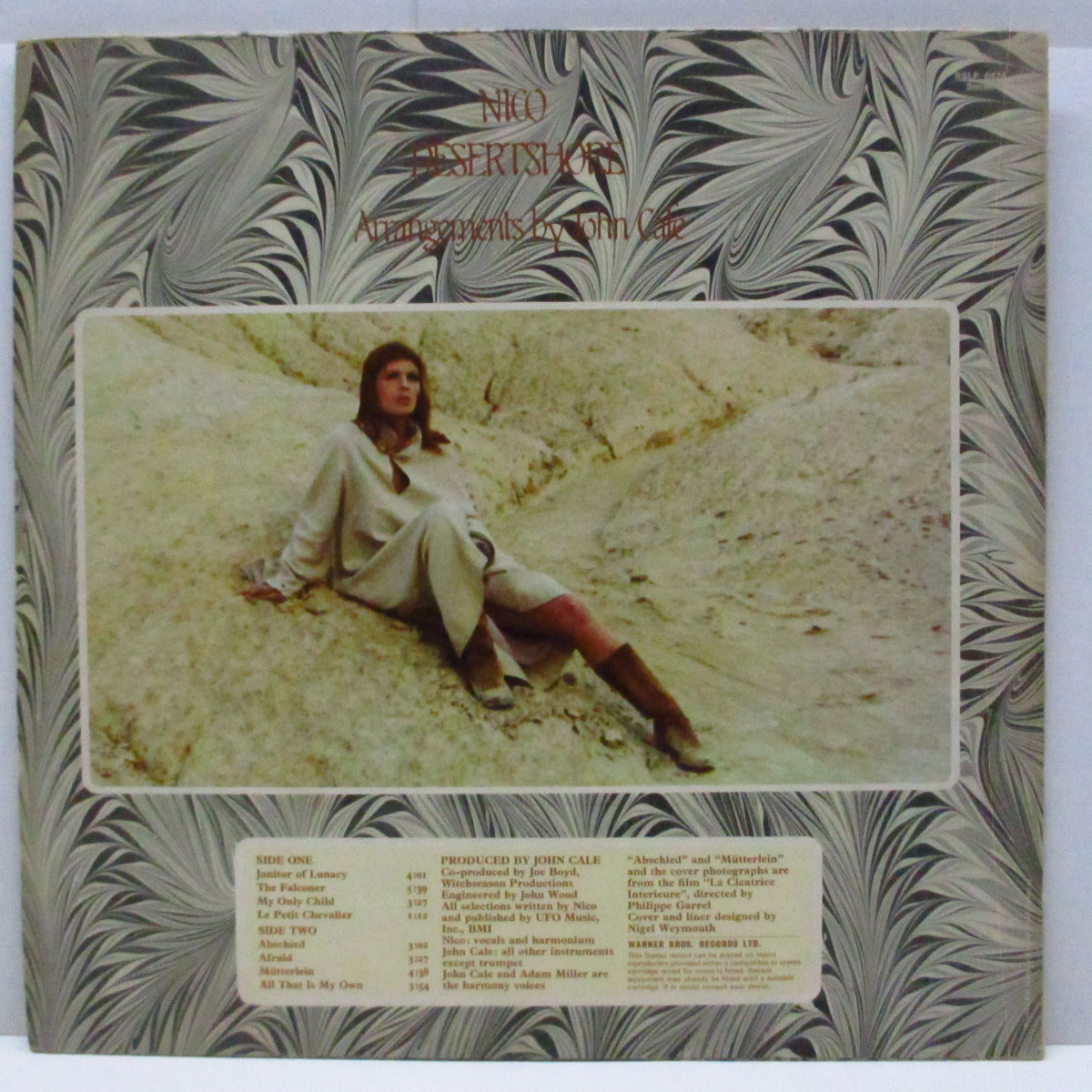 NICO (ニコ)  - Desertshore (UK オリジナルLP+ザラ紙ジャケ/RSLP 6424) '71年サードアルバム！