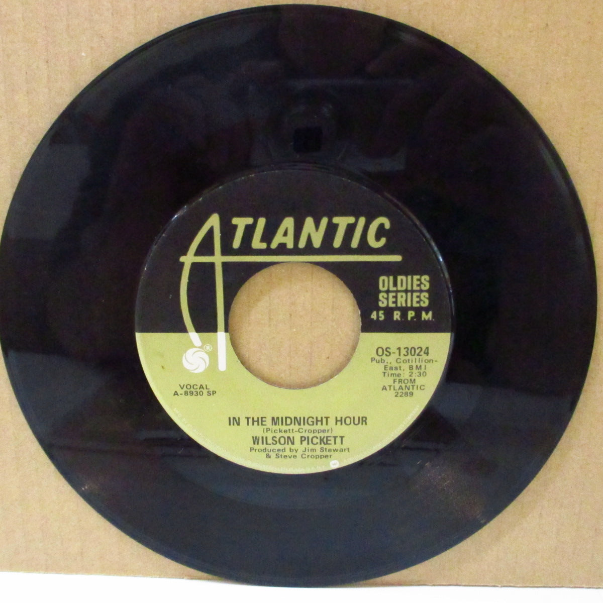 WILSON PICKETT (ウィルソン・ピケット)  - In The Midnight Hour / 634-5789 (US '72年名曲カップリング再発7インチ)