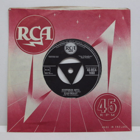 ELVIS PRESLEY (エルヴィス・プレスリー)  - Heartbreak Hotel (UK RCA '58 Reissue 7"+CS) 