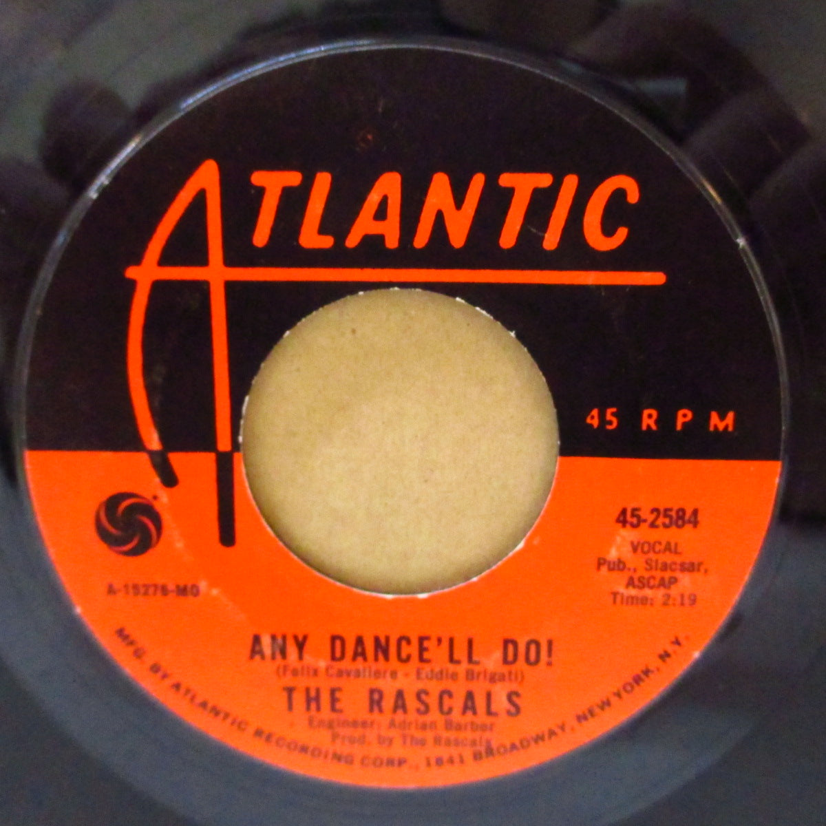 RASCALS (ラスカルズ)  - A Ray Of Hope (US '68 オリジナル 7インチ)