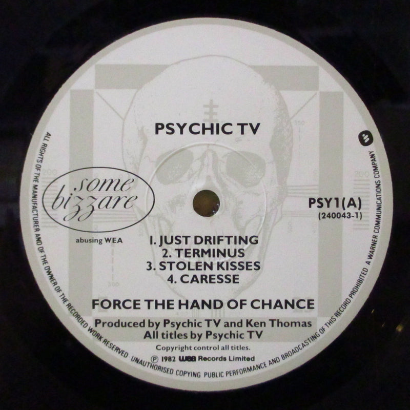 PSYCHIC TV (サイキックTV)  - Force The Hand Of Chance (UK 限定 2xLP+ポスター/レアステッカー付き光沢ジャケ)