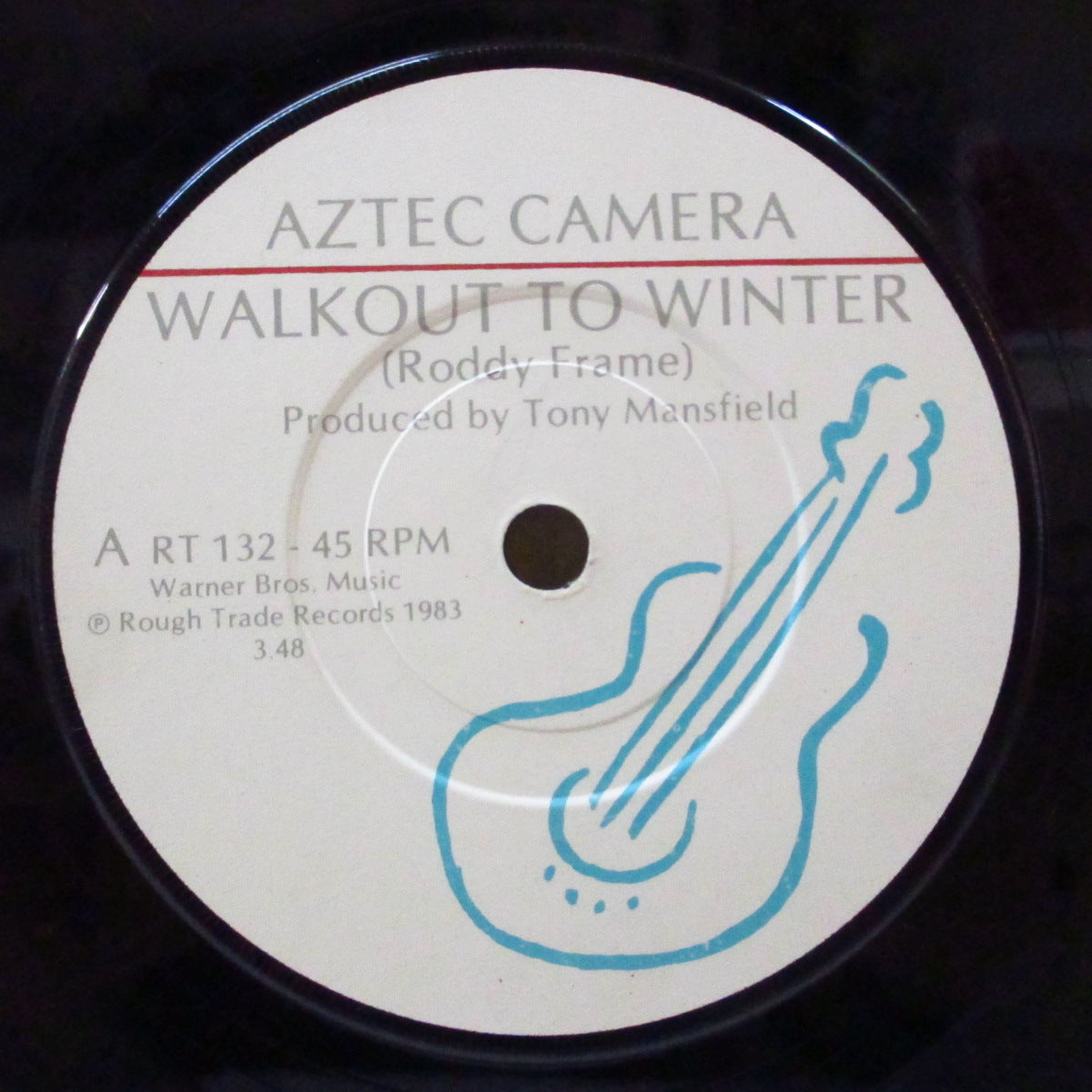 AZTEC CAMERA (アズテック・カメラ)  - Walk Out To Winter (UK オリジナル 7インチ+光沢固紙ジャケ) '83年シングル