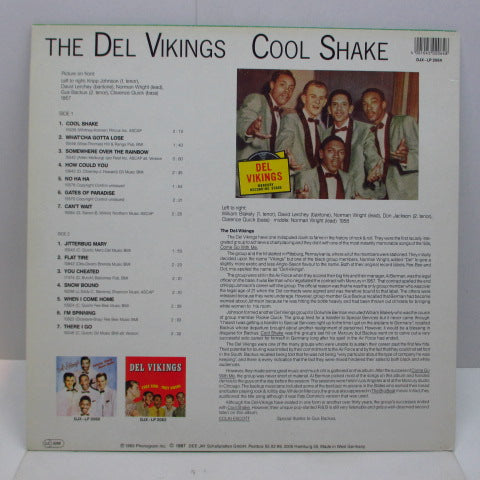 DEL VIKINGS (DELL-VIKINGS) (デル・ヴァイキングス)  - Cool Shake (ドイツ '87 オリジナル編集モノラル LP)マーキュリー社在籍時シングル集。