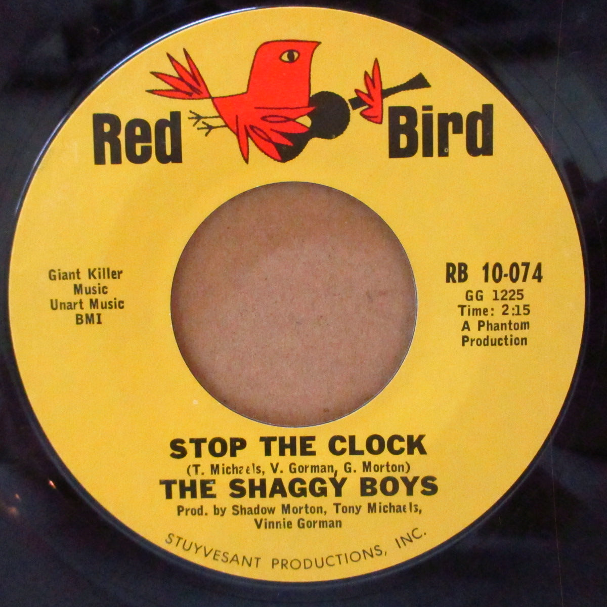 SHAGGY BOYS, THE (ザ・シャギー・ボーイズ)  - Stop The Clock (US '66 オリジナル7インチ)シャドウ・モートン制作の美メロ・ラテン・バブルガムポップ！