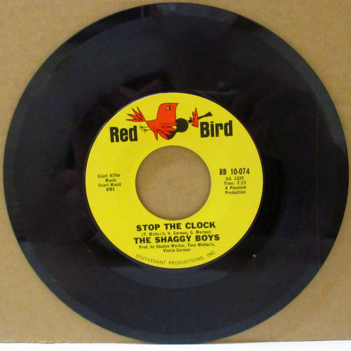 SHAGGY BOYS, THE (ザ・シャギー・ボーイズ)  - Stop The Clock (US '66 オリジナル7インチ)シャドウ・モートン制作の美メロ・ラテン・バブルガムポップ！