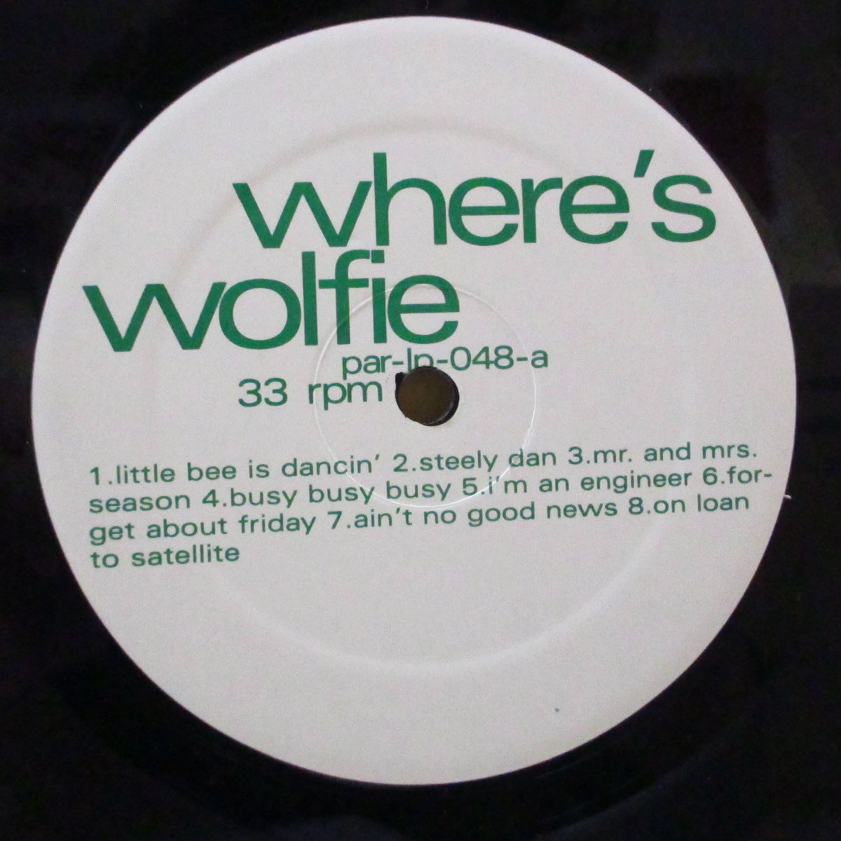 WOLFIE (ウルフィー)  - Where's Wolfie (US オリジナル LP) '99年2ndアルバム