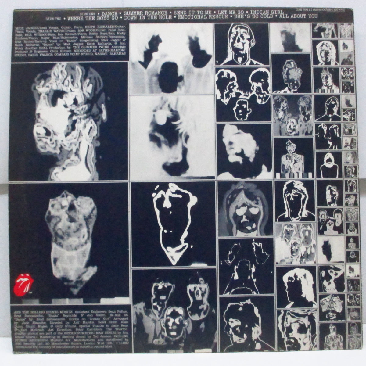 ROLLING STONES (ローリング・ストーンズ)  - Emotional Rescue (UK オリジナル LP #1+ポスター)