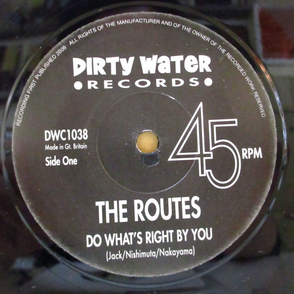 ROUTES, THE (ザ・ルーツ)  - Do What's Right By You (UK オリジナル 7インチ+光沢固紙ジャケ) '09年1stシングル