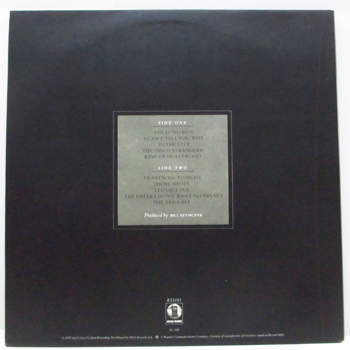 EAGLES (イーグルス)  - The Long Run (UK オリジナル LP+柔紙インナー/光沢見開きジャケ)