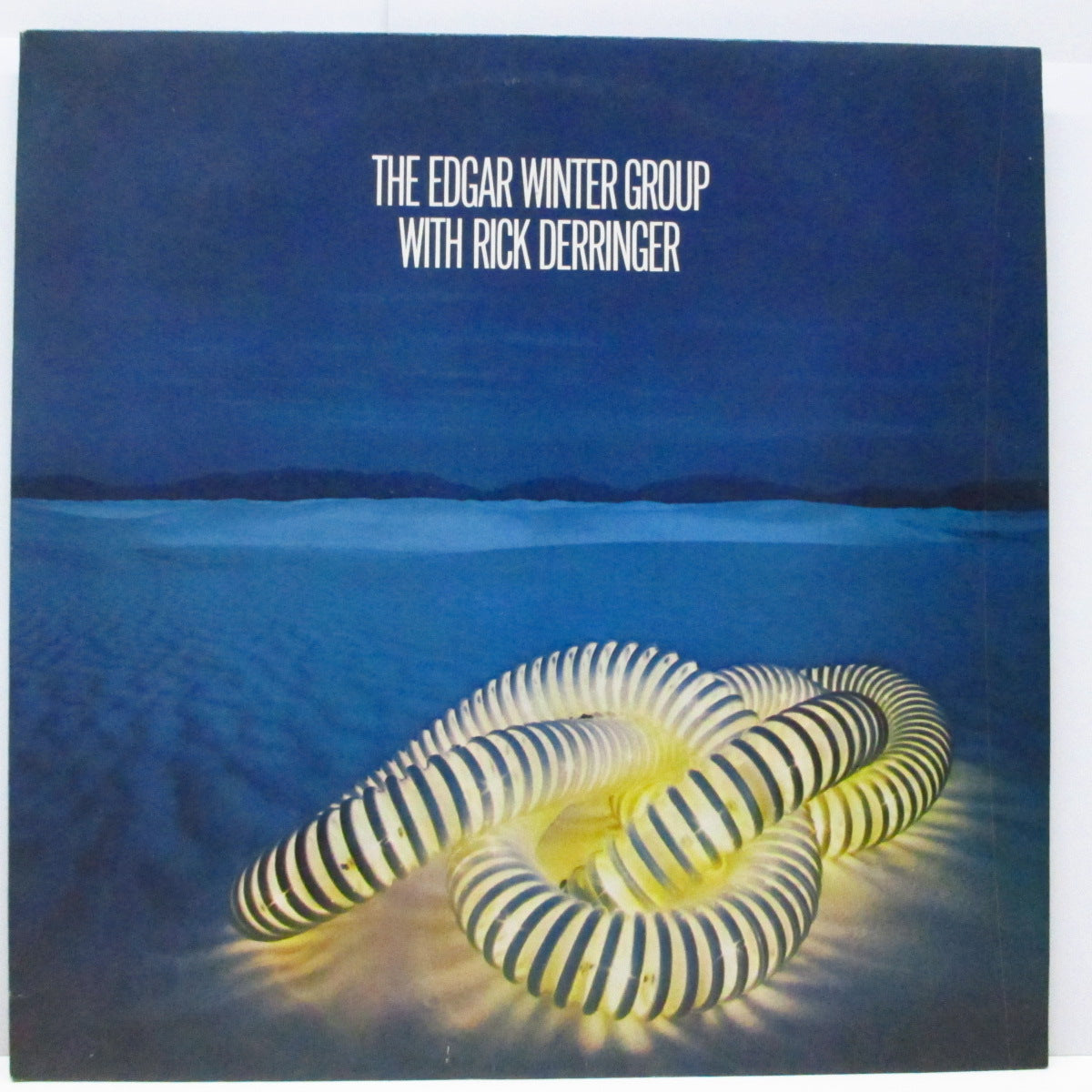 EDGAR WINTER GROUP WITH RICK DERRINGER (エドガー・ウインター・グループ・ウィズ・リック・デリンジャー)  - The Edgar Winter Group With Rick Derringer (UK オリジナル LP) 表ジャケにタイトル表記が有るVer.