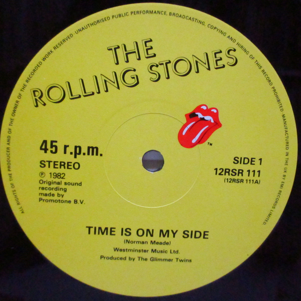 ROLLING STONES (ローリング・ストーンズ)  - Time Is On My Side Live (UK Orig.12")