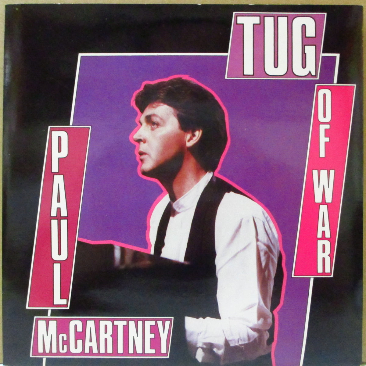 PAUL McCARTNEY (ポール・マッカートニー)  - Tug Of War / Get It (UK '82 UK オリジナル 7インチ+光沢固紙ジャケ)