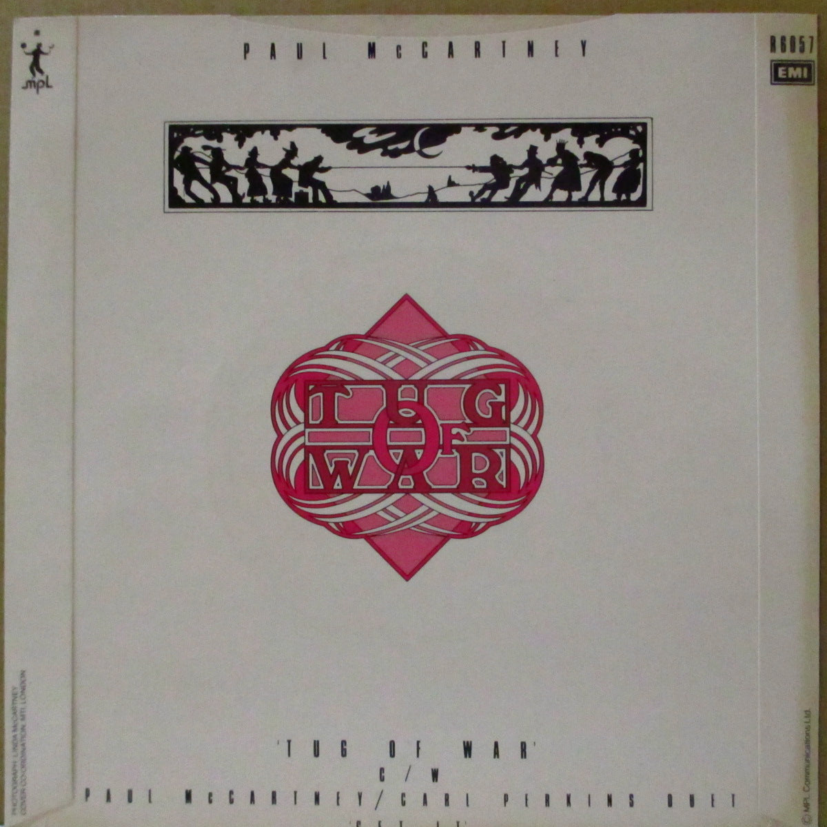 PAUL McCARTNEY (ポール・マッカートニー)  - Tug Of War / Get It (UK '82 UK オリジナル 7インチ+光沢固紙ジャケ)