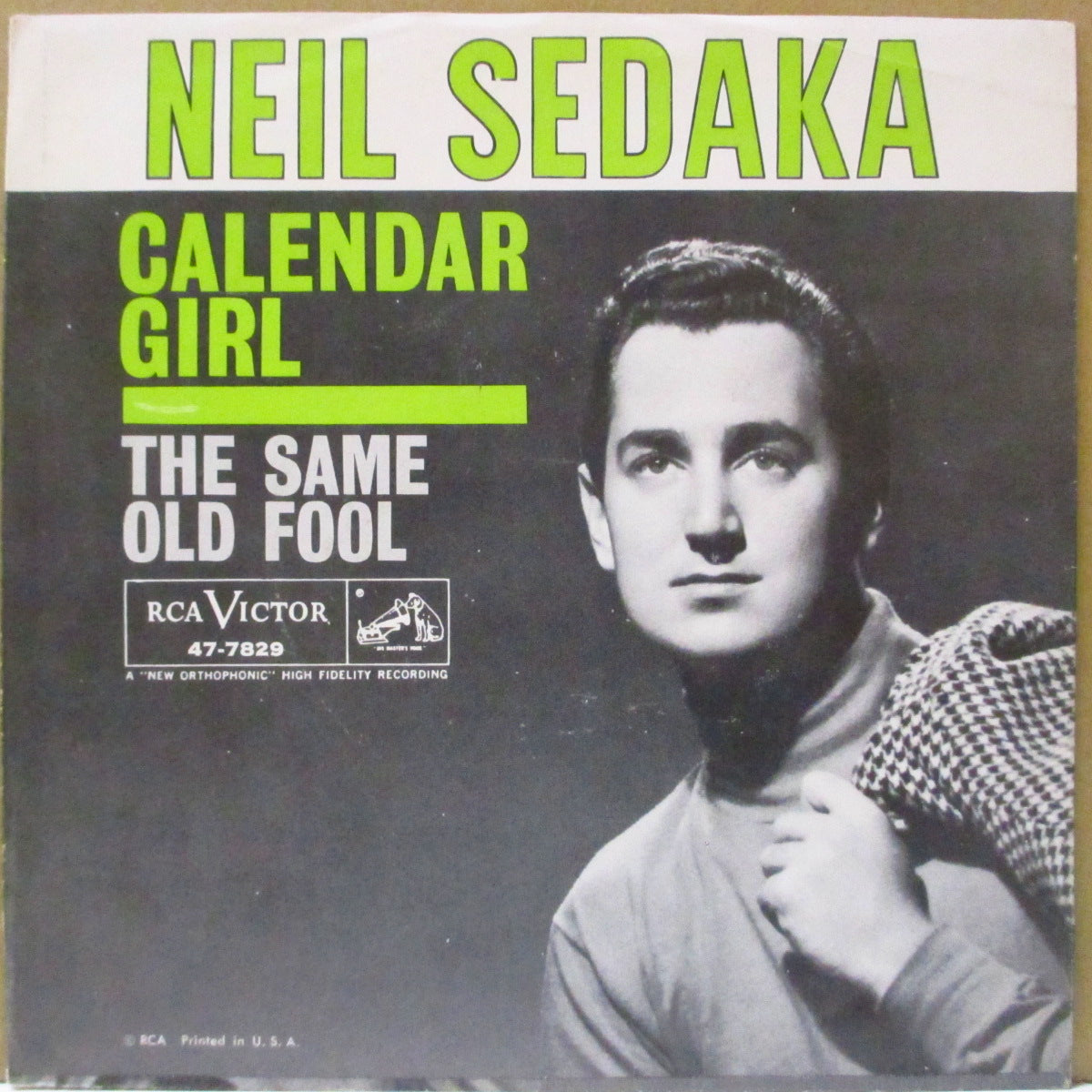 NEIL SEDAKA (ニール・セダカ)  - Calendar Girl (US ジャケ付きオリジナル 7インチ) ティーンポップ大名曲