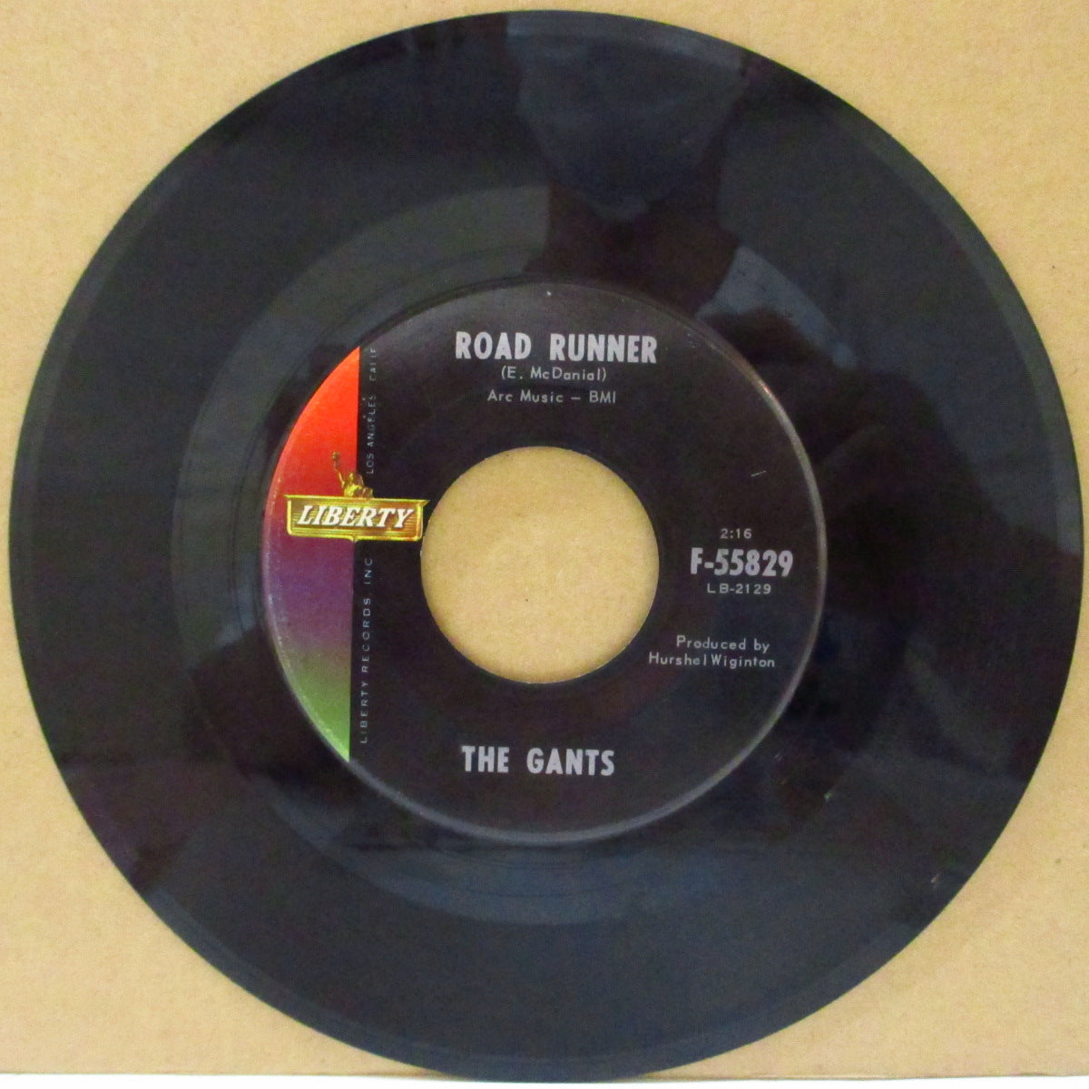 GANTS, THE (ザ・ガンツ)  - Road Runner (US '65 リバティ社再発 7インチ)クラシック・ガレージ・カヴァ