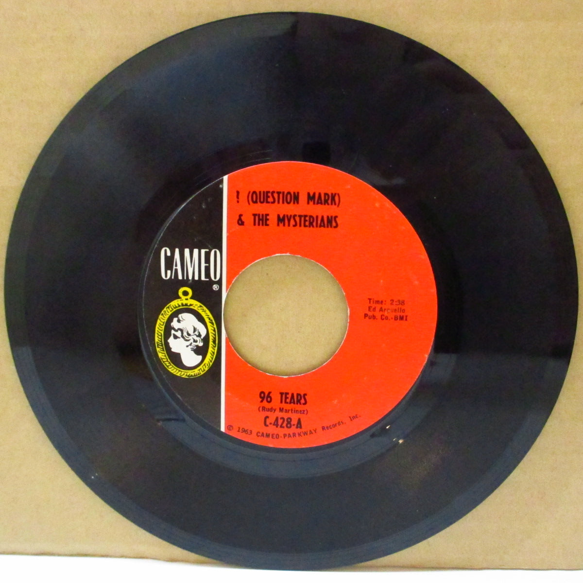 QUESTION MARK & THE MYSTERIANS (クエスチョン・マーク&ザ・ミステリアンズ)  - 96 Tears (US '66 再発 7インチ) ガレージ・クラシック「96粒の涙」！